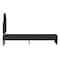 Flash Furniture Brighton Queen Platform Bed, Black SL-BK4-Q-BK-GG - alternate 7